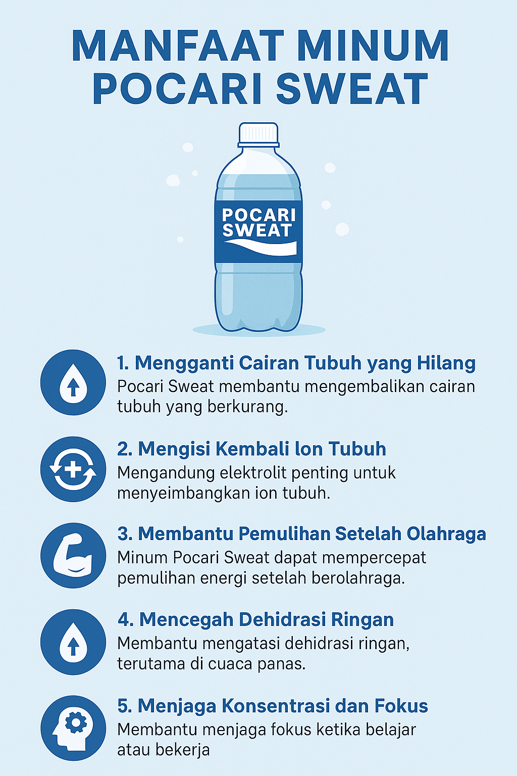 Manfaat Minum Pocari Sweat