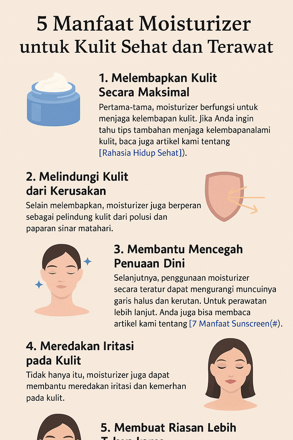 5 Manfaat Moisturizer