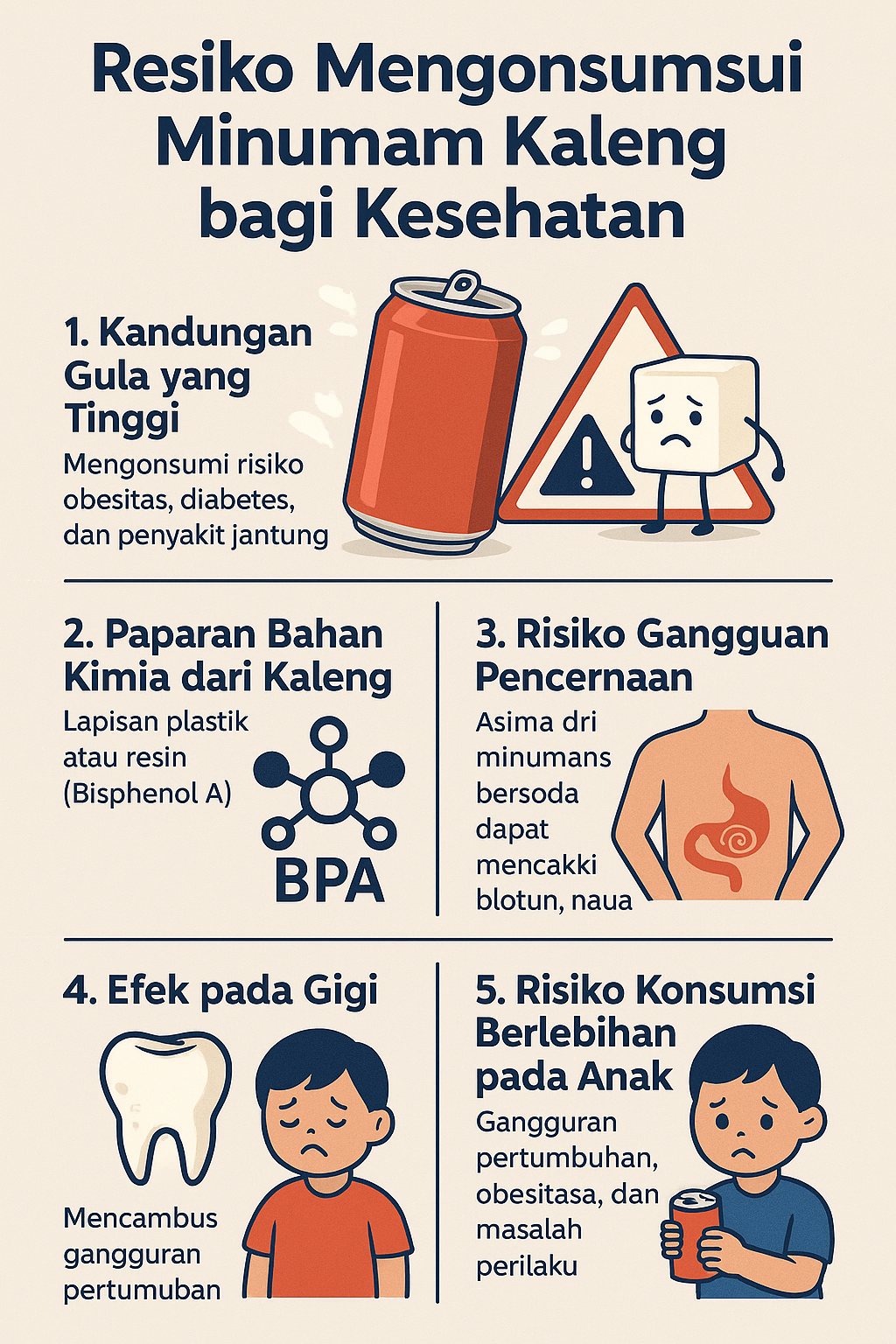 Resiko Mengonsumsi Minuman Kaleng