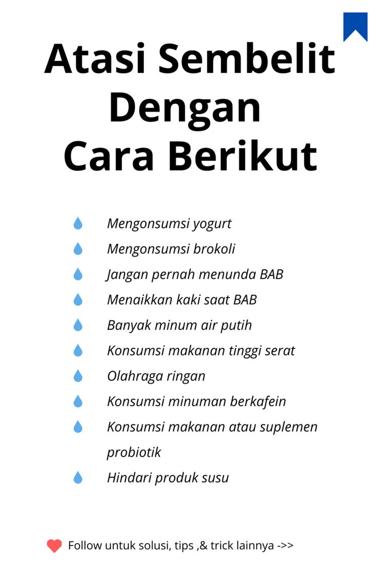 Cara Mengatasi Sembelit