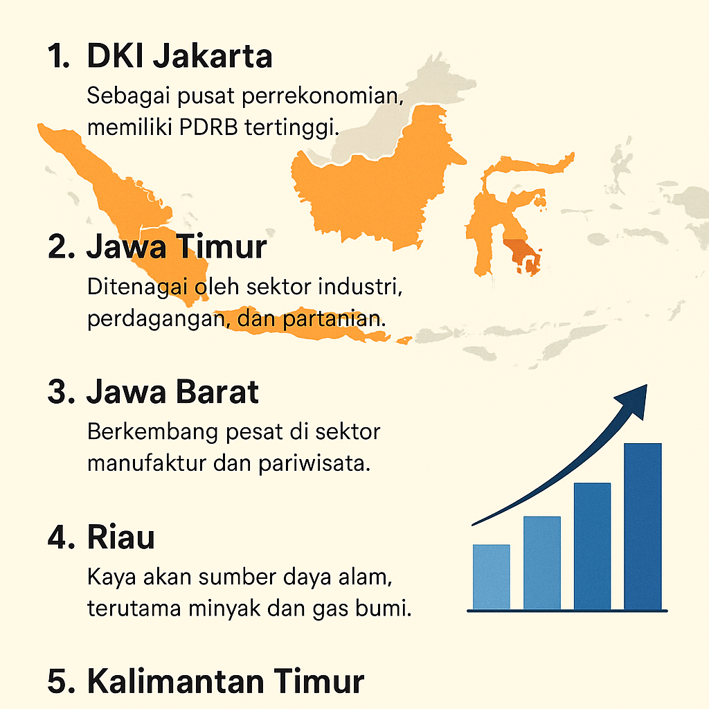 5 Provinsi dengan Penghasilan Tertinggi
