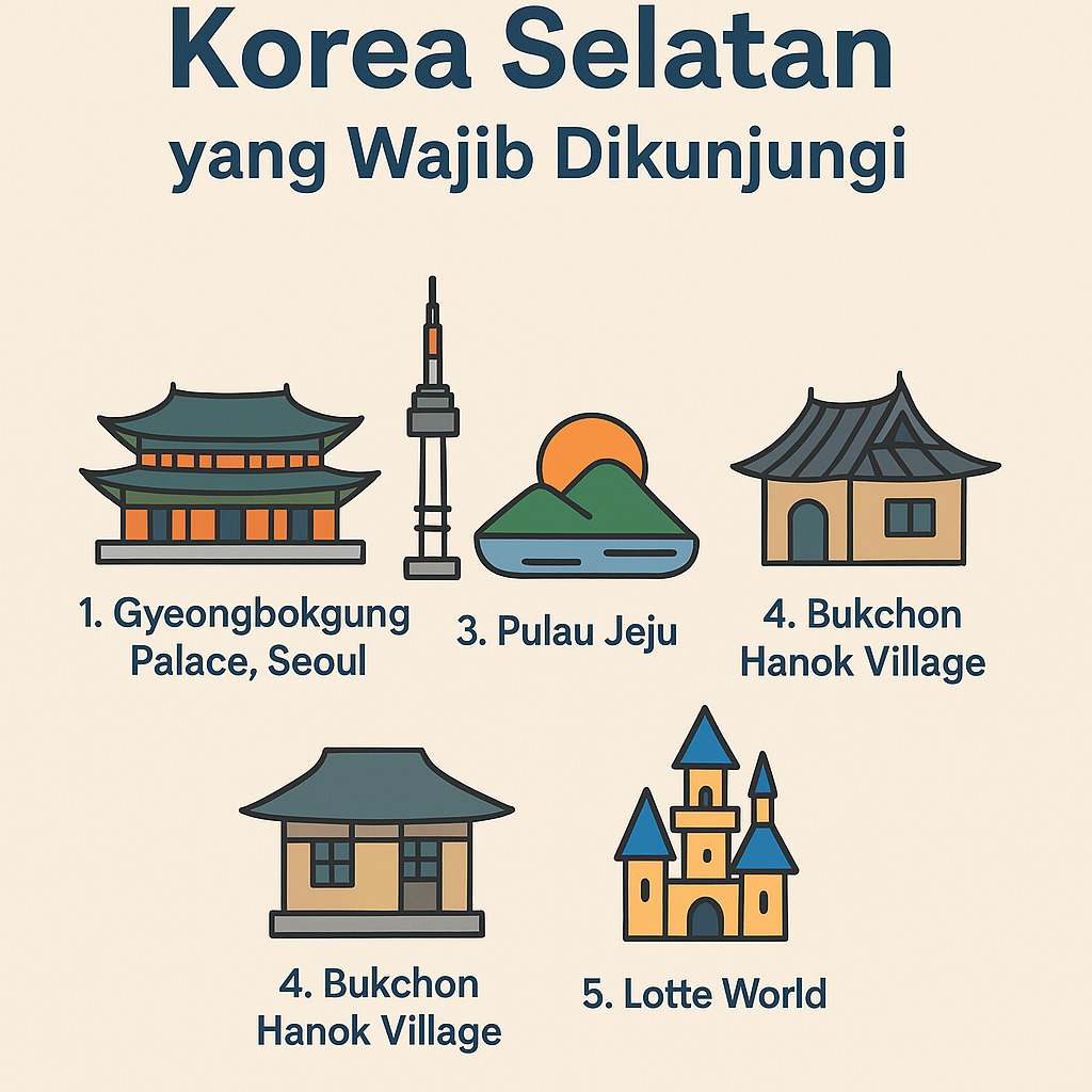 5 Wisata Terbaik di Korea Selatan