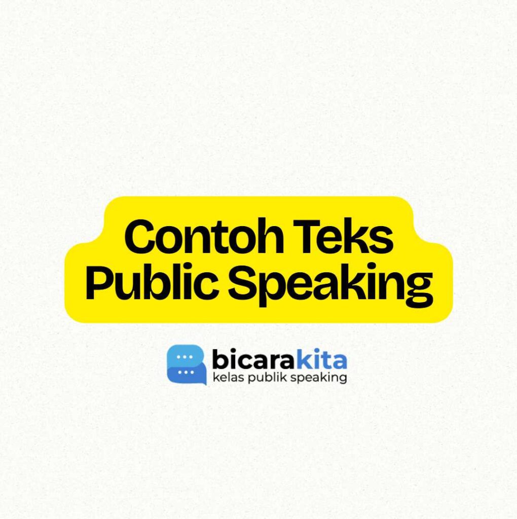 contoh public speaking